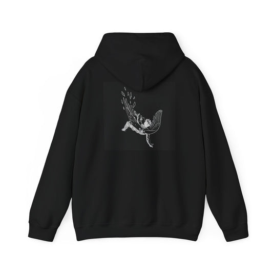 Icarus Hoodie, Icarus tattoo sweater, greek mythology hoodie, minimalist