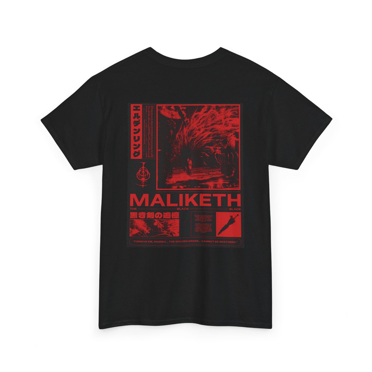 Elden Ring T-Shirt, Maliketh the black blade, T-Shirt, Demigod T-Shirt, Elden Ring Inspired