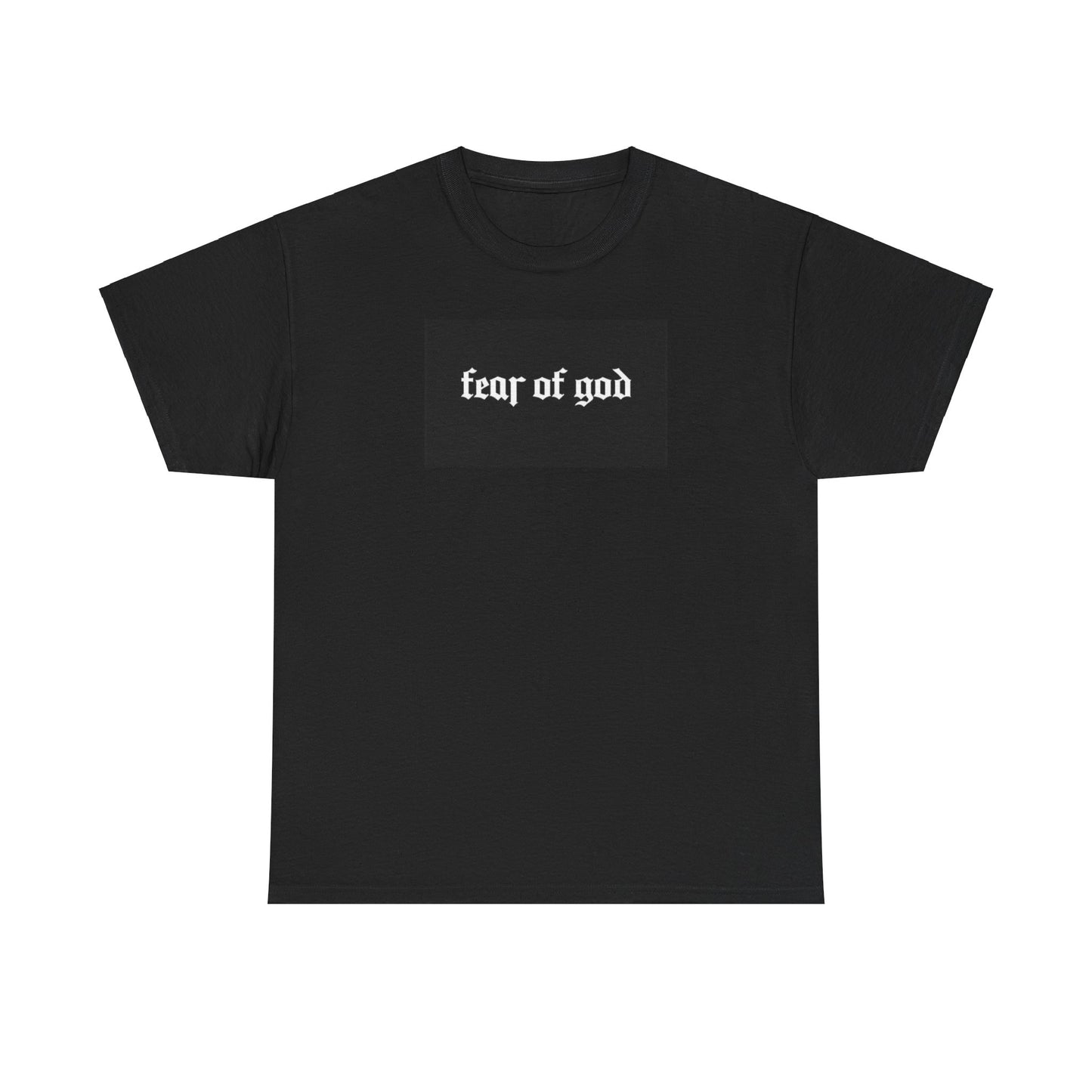 Fear of God T-Shirt, Religious Tee, Graphic Tee, Minimalistic