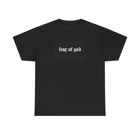 Fear of God T-Shirt, Religious Tee, Graphic Tee, Minimalistic