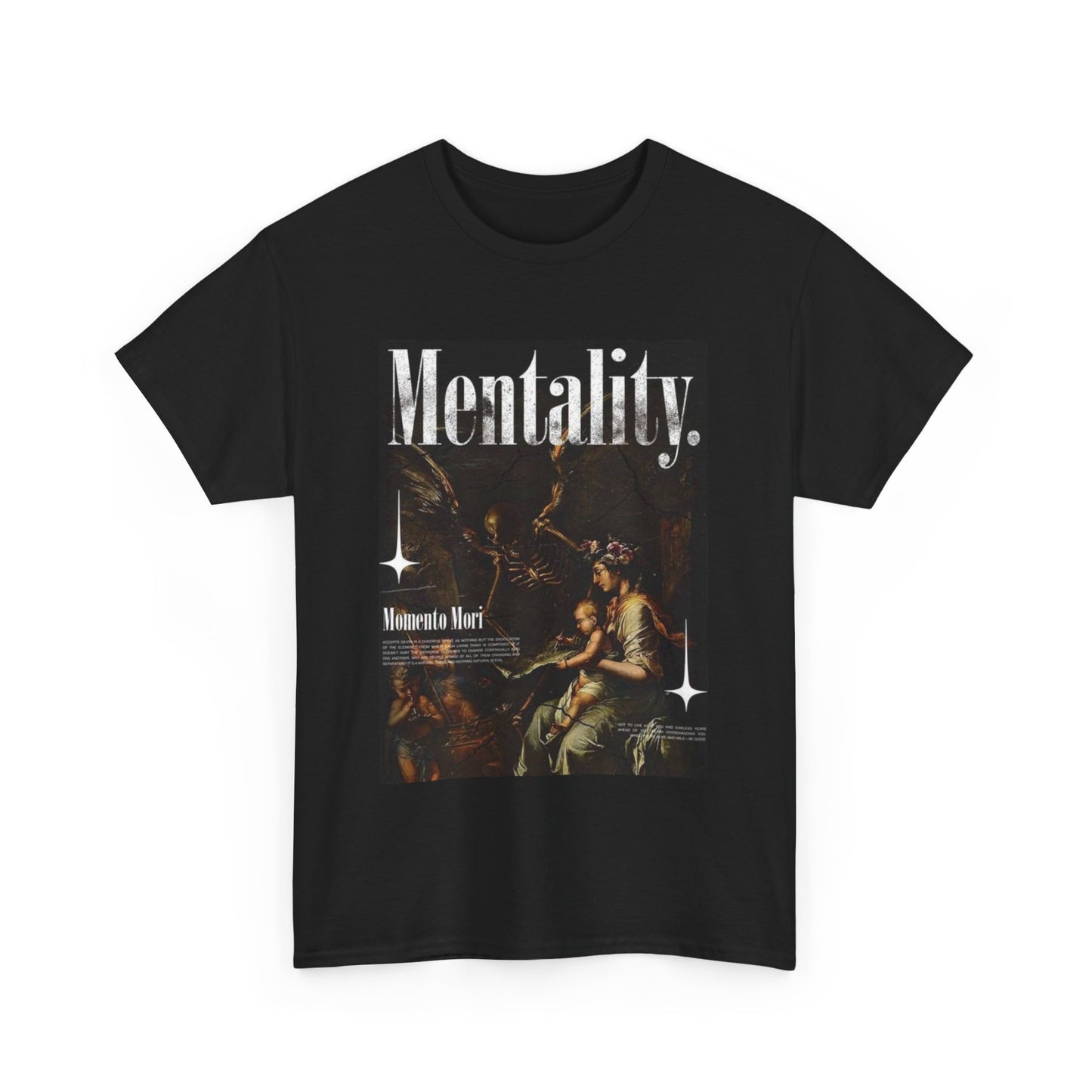 Mentality Tee, Motivation, Momento Mori, Gym Workout