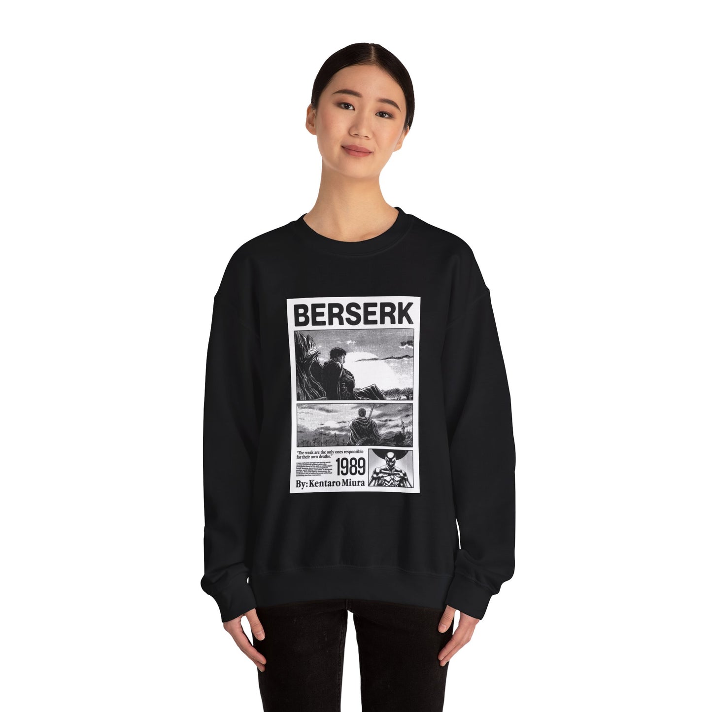 Berserk Crewneck, Anime Longsleeve, Beserk pullover