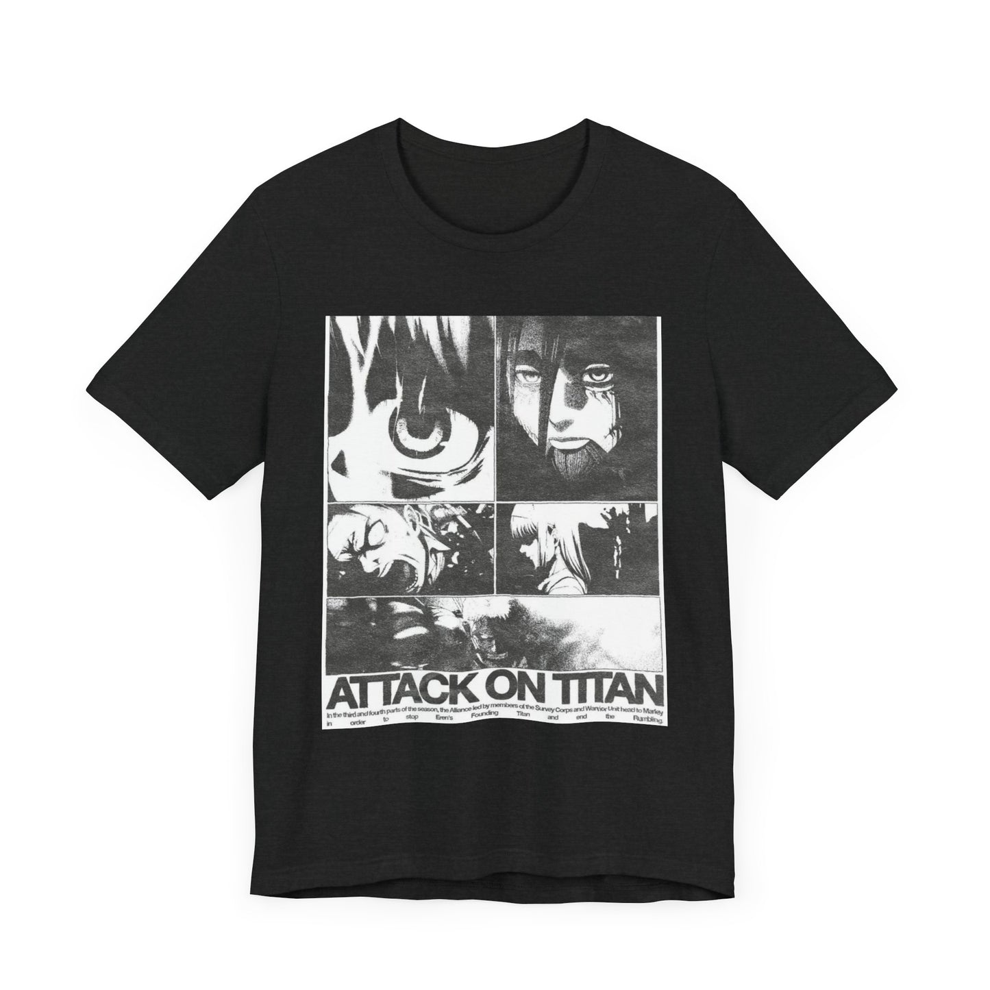 Attack on Titan Graphic Tee, Anime T-Shirt, AOT