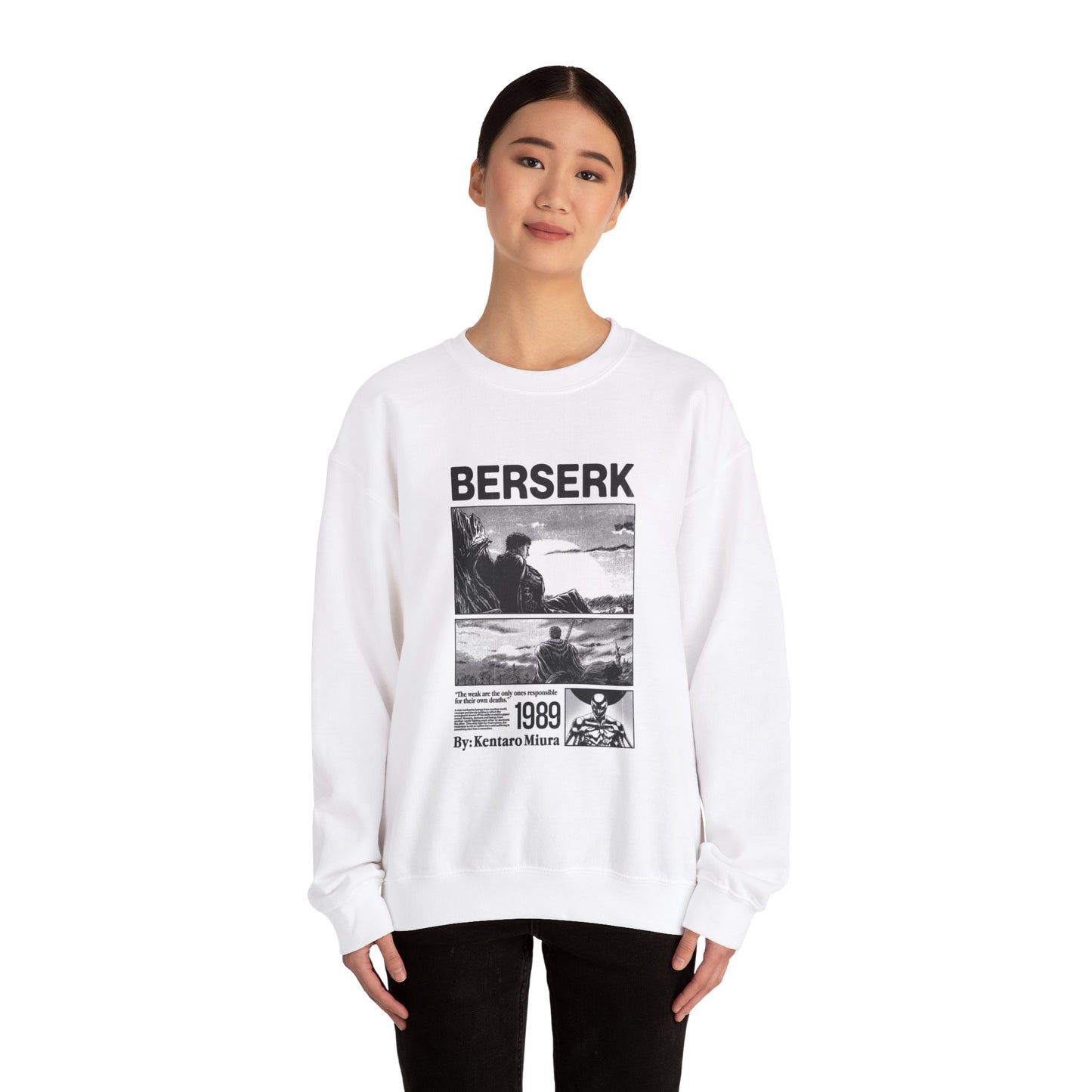 Berserk Crewneck, Anime Longsleeve, Beserk pullover