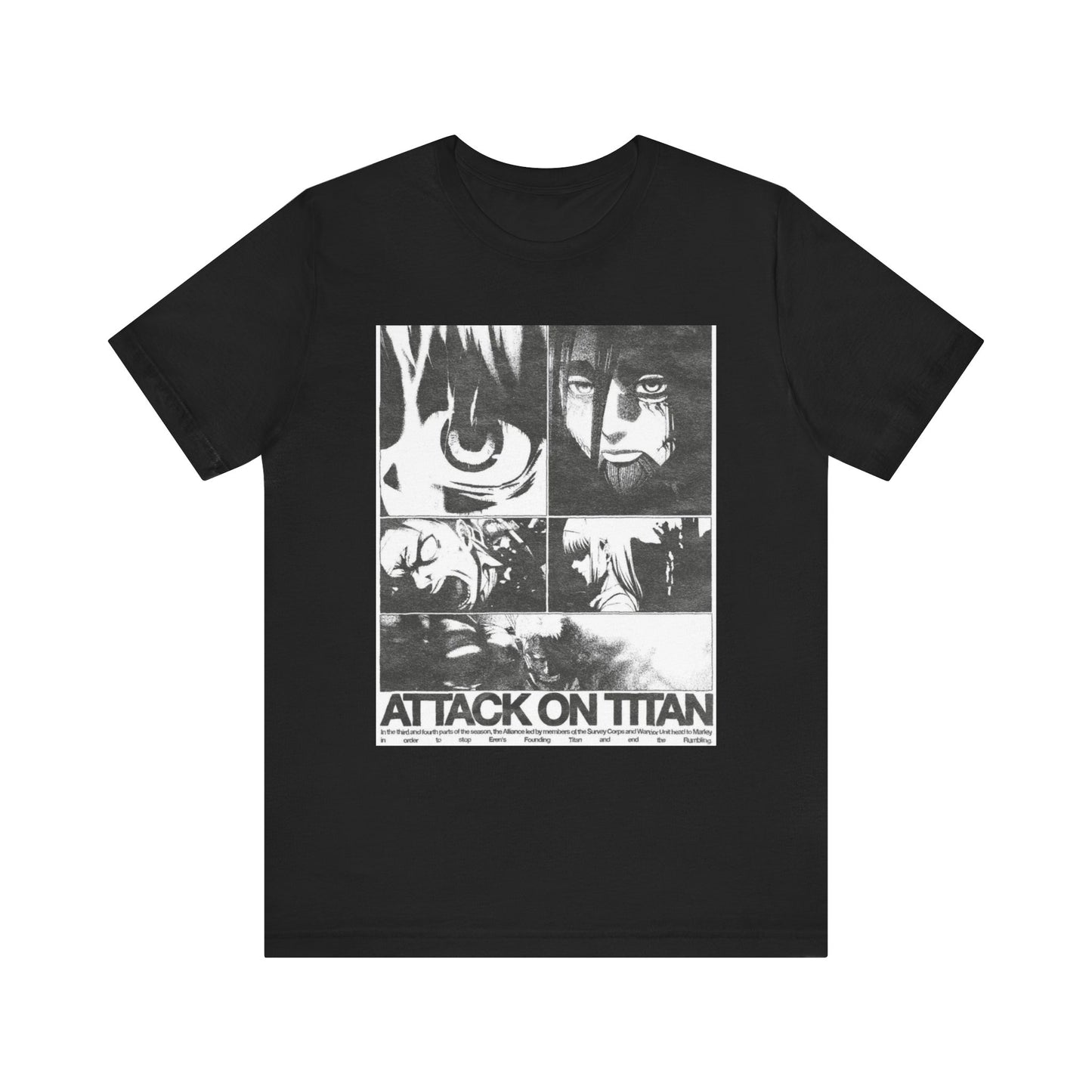 Attack on Titan Graphic Tee, Anime T-Shirt, AOT